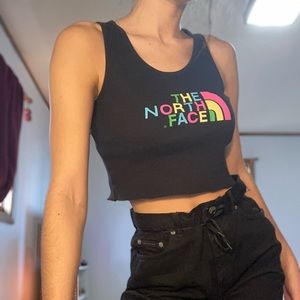 the north face rainbow tank top